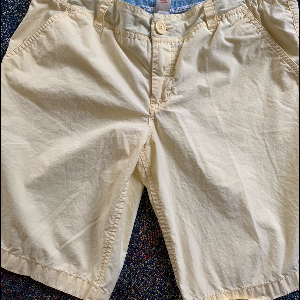 Mission Supply Co Light yellow Bermuda short